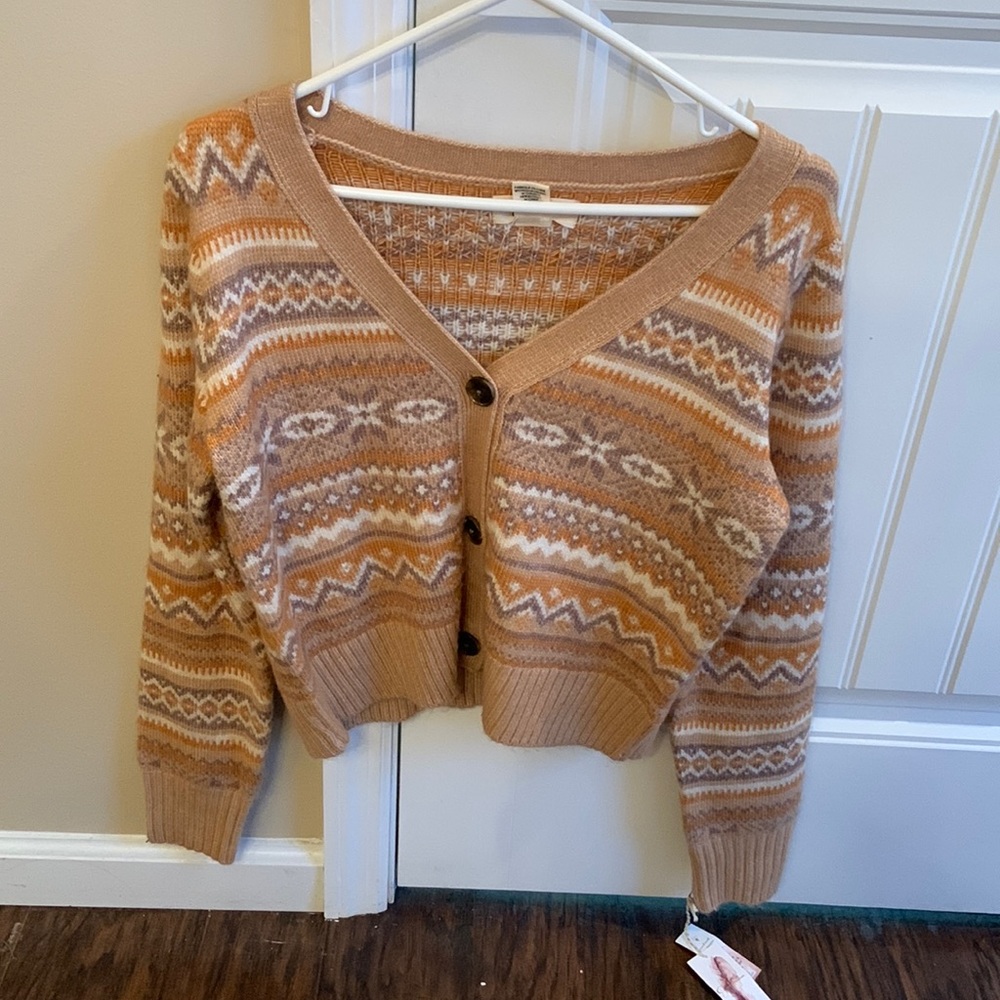 Jessica Simpson faire isle sweater